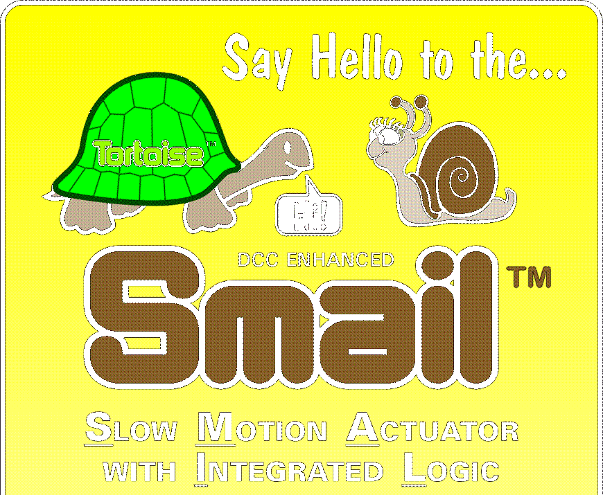 SMAIL Slow Motion Switch Machine w/DCC Decoder & Terminal BD